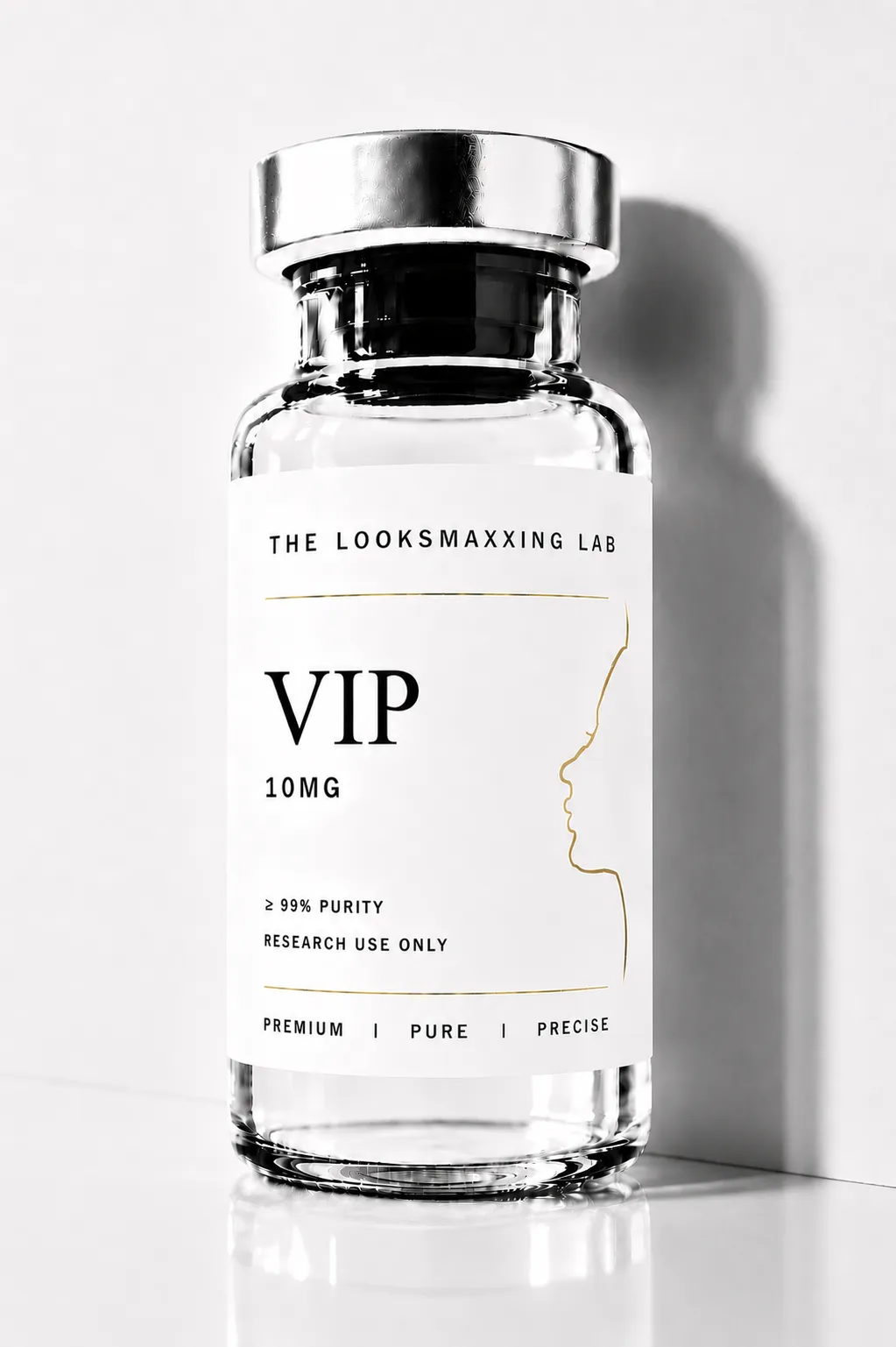 VIP research peptide vial